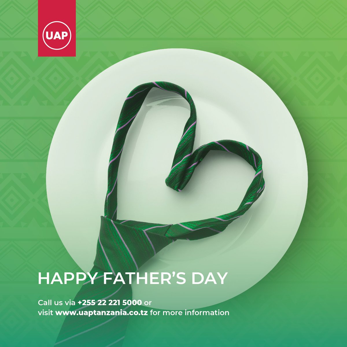 uaptz's tweet photo. Happy Father’s Day

To all fathers across the world. We appreciate you. You are great role models and providers.

-

#happyfathersday #uapinsurancetz #uaptz #bimanauap #insurance https://t.co/VCMwLnIhDJ