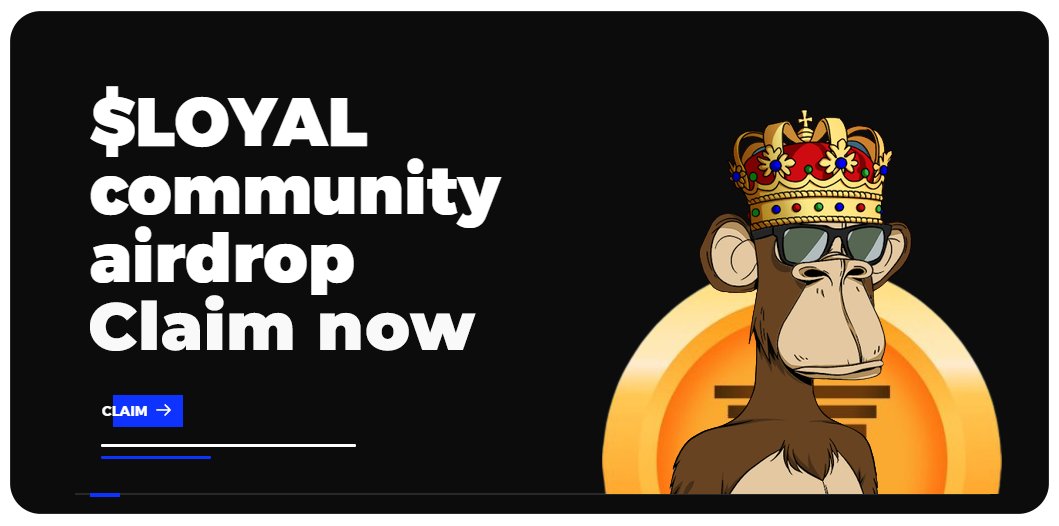 🚨 The $LOYAL #Airdrop is live! CLAIM YOUR TOKENS NOW 👇 🔗 loyal.financial 🎁 #Web3 Matic #Litecoin #Floki Cardano #BTC Bitcoin #USDC Uniswap #Ethereum $XRP #Airdrops #DOGE #MEXC #Arbitrum #NFTs #BitcoinETF #LUNC Tether #Binance $ADA Suiswap $PSYOP #LOYAL #Binance…