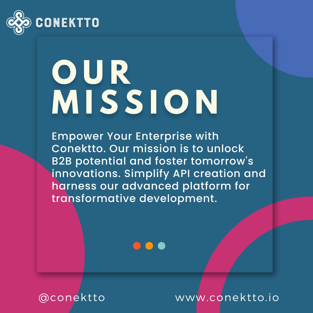 ConekttoAPI's tweet image. Our Mission….
#conektto #aiplatform #development #postmanai #apidesign #aiassisted