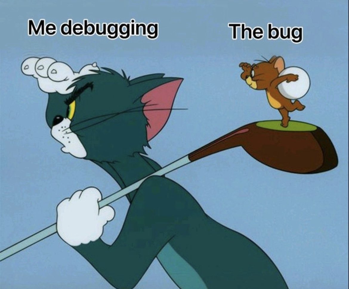 IamjyotiBhatti's tweet image. Debugging is like being the detective in a crime movie, except the criminal is a sneaky little bug and the crime scene is your code. Cue the dramatic music!

#DebuggingAdventures #CodeDetective #BugSquashingFun