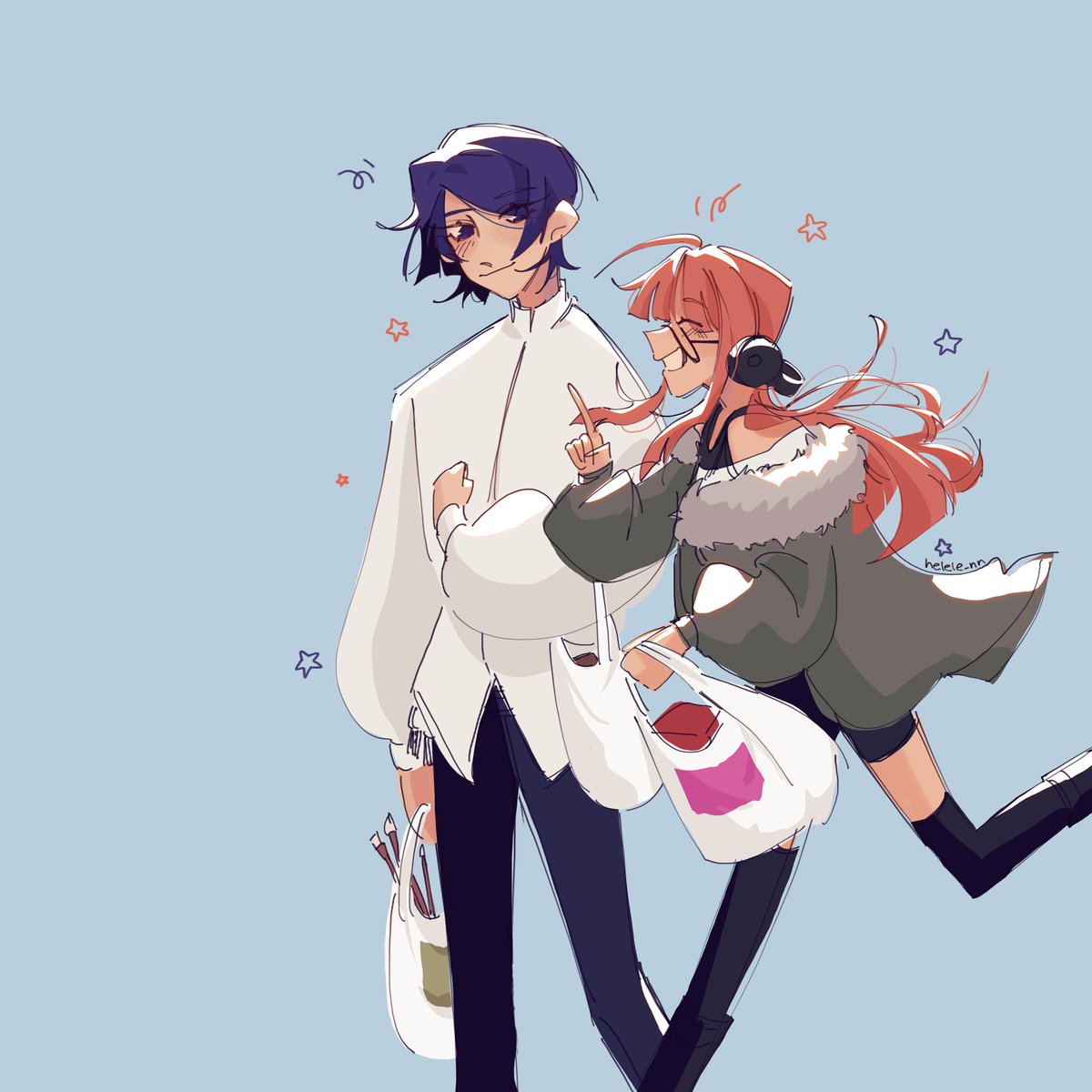 shopping trip #futaba #yusuke #Persona5