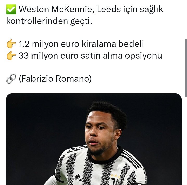 Leeds küme düşmeseydi mckennie yi bu şartlarda transfer edecekti