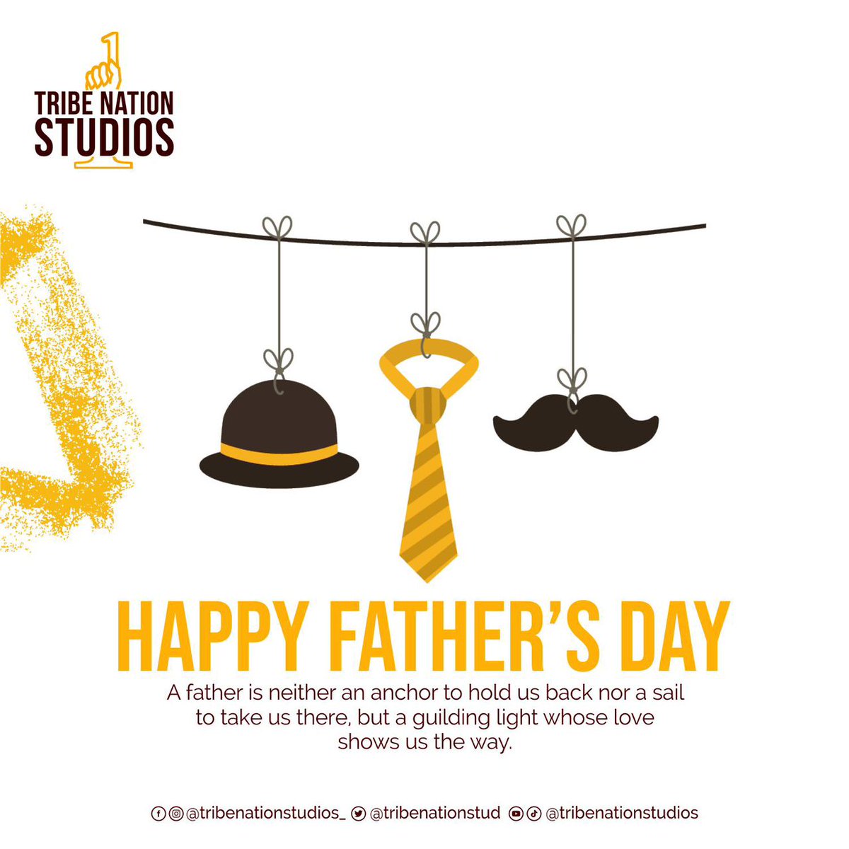 Today, we honour the fathers who inspire us with their love, strength, and endless support.

Happy Father's Day! 😍🎊

#FathersDay #TribeNationStudios #tribenation #weareculture #FamilyLove #FilmStudio #DadLife #FamilyTime #FamilyFriendly