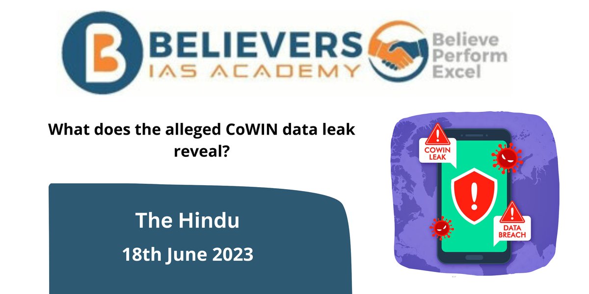 BelieversIas's tweet image. What does the alleged CoWIN data leak reveal?
#ComputerEmergencyResponseTeam #GS3security 

Read here,
believersias.com/what-does-the-…

For More Details
Visit: believersias.com
Email: Believersiasacademy@gmail.com / info@believersias.com
Call @ +91 9611321616 / +91 9611451616