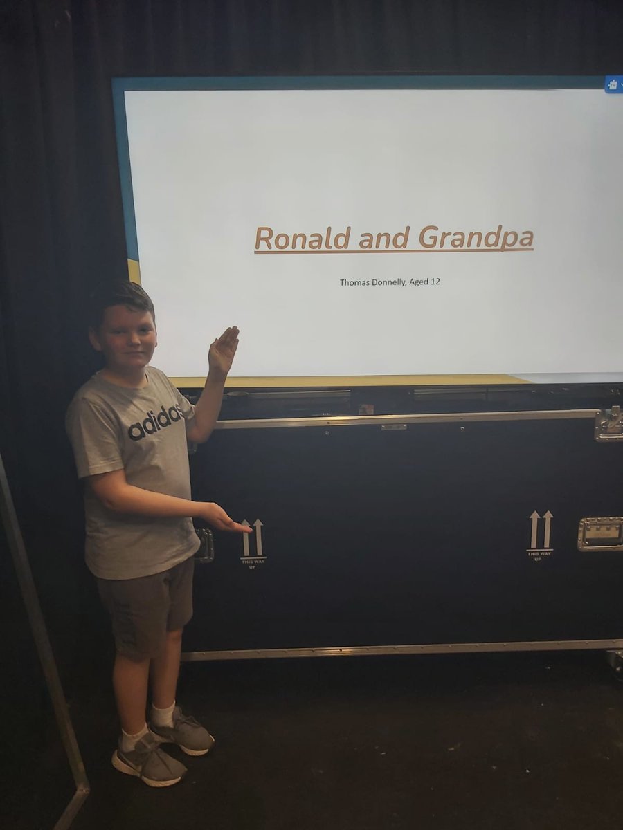 KathSwan2's tweet photo. So very proud of you Thomas.. your play was one of 4 scripts chosen by OTW for professional actors to act out... and it was brilliant... well done 👏 👏👏 @NewmanRCCollege @NewmanRCEnglish @NewmanRC_Drama https://t.co/bXSVBa65v6