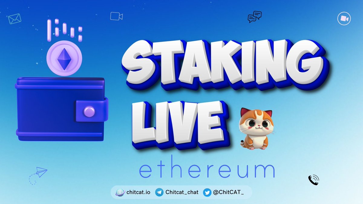CHITCAT ETH CHAIN STAKING IS LIVE

We're thrilled to announce that our ETH Chain staking is Live. Pools details are given below

🟢7 days pool:
20% reward will be earn at total for 7 days stake(240% APR)
10% emergency withdraw fee

if someone stake 100 CHITCAT, will be earn 20