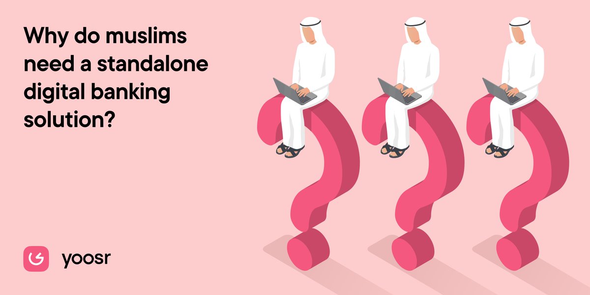 Why do #Muslims need standalone #digital banking? Tell us your thoughts below.
#YoosrApp