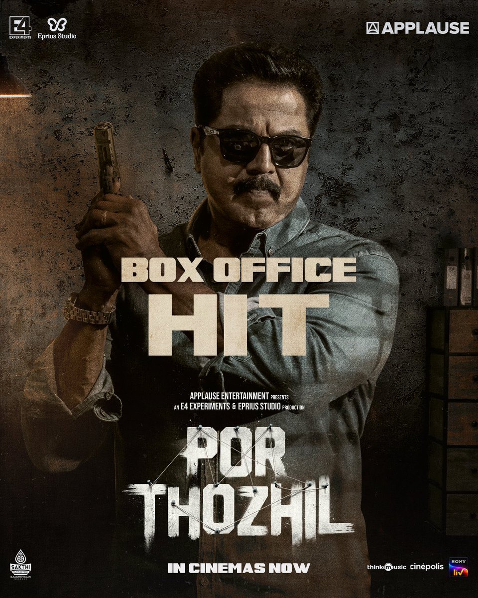 sri50's tweet photo. #PorThozil is doing extraordinary business in #TN &amp; #Kerala in its 2nd weekend. In both states the film is getting prime showcasing &amp; biggest driving force is its word-of-mouth (WOM). https://t.co/71xqy2f5Xx