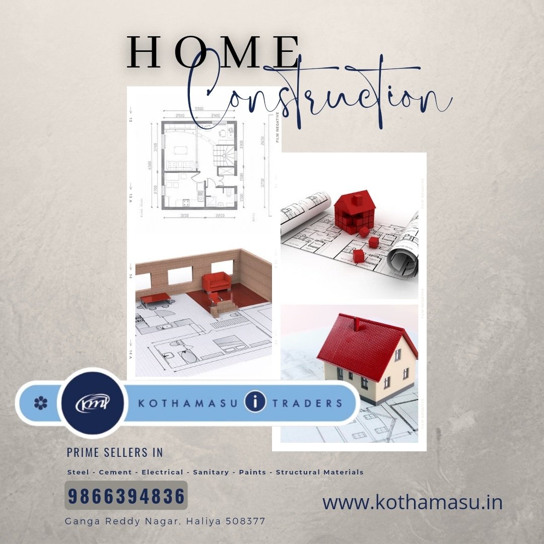 Kothamasuitrade's tweet photo. #home #construction with #kothamasuitraders #Prime #sellers in #steel #cement #electrical #sanitary #paints #structuralmaterial one stop #shopping for all #construction #materials #likes #insta #viral #photoshoot #explorepage #india #likes #loveyourself #followme #photooftheday https://t.co/hAGXwdmCgs
