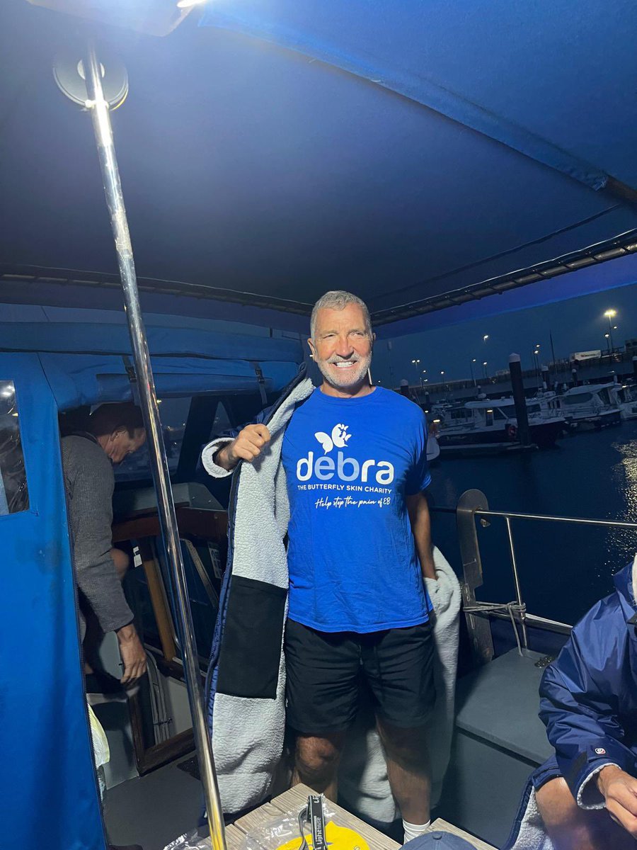 BBCBreakfast's tweet image. They’ve done it 🏊‍♂️🎉

Graeme Souness and the team swimming the Channel have finished in just over 12 hours.

They’ve smashed through £1 million for DEBRA - a charity supporting people living with a painful, blistering skin condition

Special coverage #BBCBreakfast on Monday