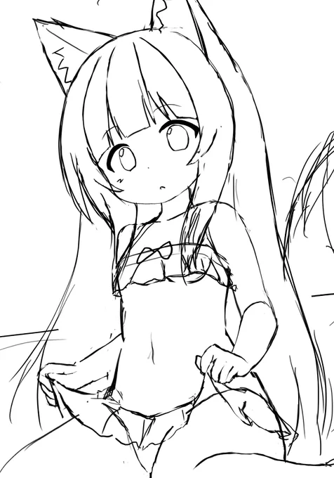 海を描く練習します(💪•̀ω•́💪)