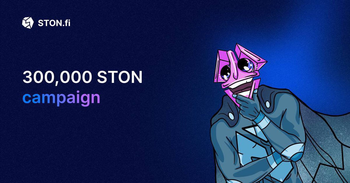 Jump in the biggest #giveaway from STON.fi! 

Easy tasks, cool quizzes and 300 000 STON #prize pool!

zealy.io/c/stonfi

Don't miss the opportunity to join the #crosschain DEX of the future with zero slippage and native swaps and win generous rewards!