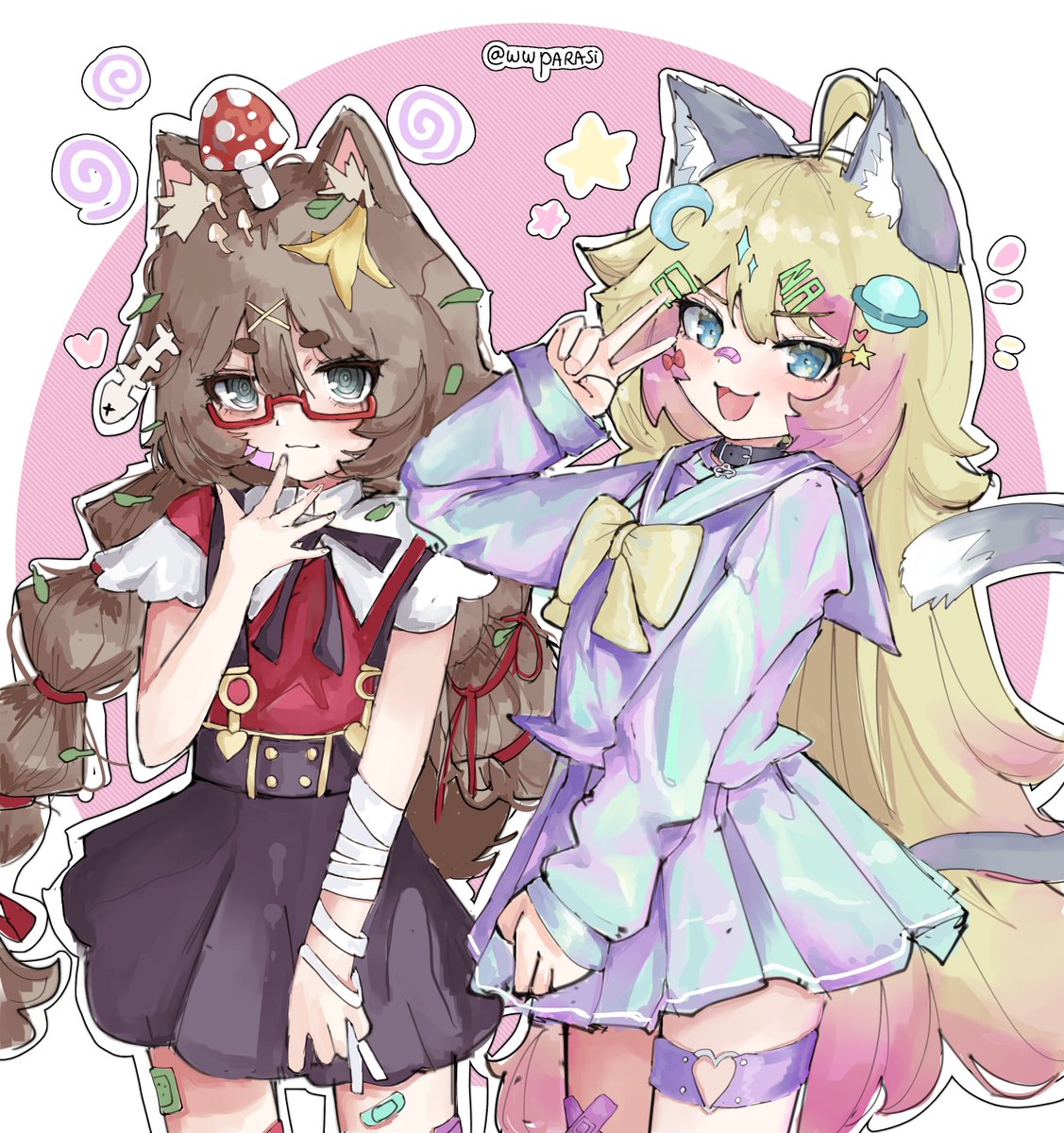 kikitchiwi's tweet image. your internet angels !!!!!!!!!! \(^ヮ^)/
bon anniversaire mon chacha je t'aime fort @LunadereVT ❣️
🎨 : @wwparasi
#lunadoodles #kikitchillust