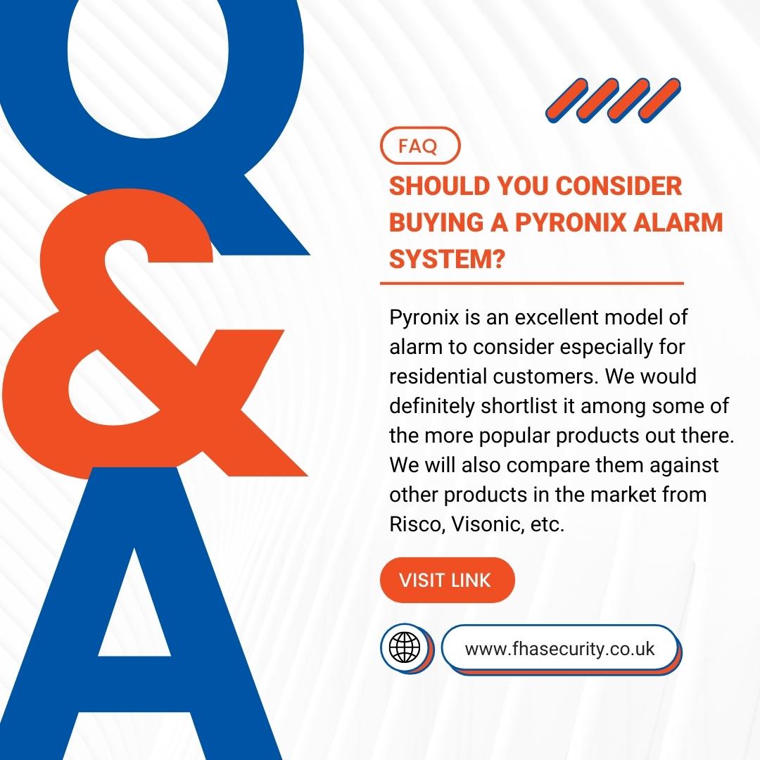 FHAsecurity's tweet image. As you can see from our #Pyronix alarm review, the company has a rich history in the world of alarms. They are very innovative, professional and always come up with new features that help their clients.

Any questions, get in touch with your nearest FHA Security Branch.