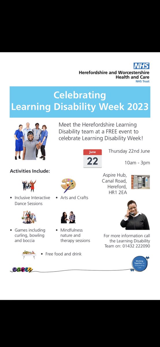 💫💫Celebrating Learning Disability week 2023.! Come meet the Herefordshire Community Learning Disability team. 💫💫Info below 👇 
💃🪴🎨