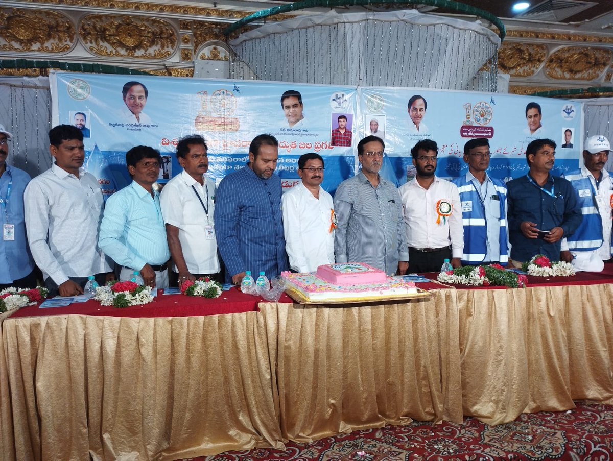 hmwssbmgrhasngr's tweet image. On eve of fresh water festival program under bahadurpura constituency O&amp;amp;M1