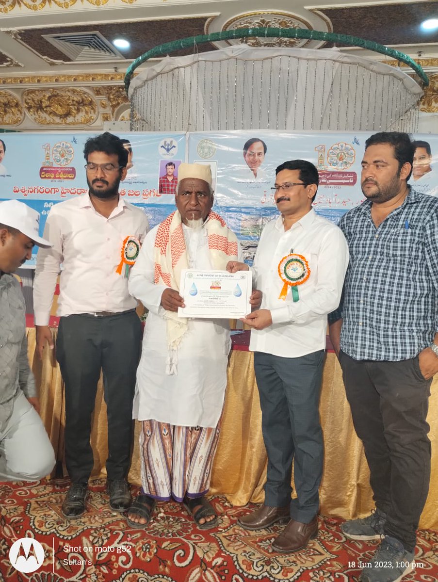 hmwssbmgrhasngr's tweet image. On eve of fresh water festival program under bahadurpura constituency O&amp;amp;M1