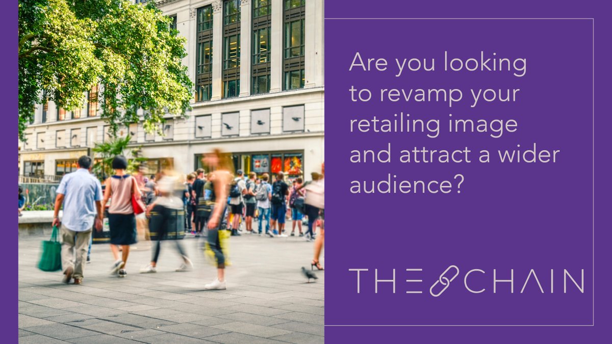 Are you looking to revamp your retailing image and attract a wider audience? Our marketing agency can help you elevate your brand and create a lasting impression on your customers: thechainagency.co.uk/retail

#RetailMarketing #ShoppingCentres