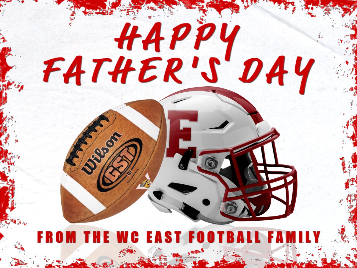 ⚓️Happy Father's Day⚓️
Thank you to all our dads, grandfathers, uncles, and father figures for your guidance, leadership and support to our players on and off the field. 

Enjoy your special day!❤️💛
#vikingpride #riseasONE

@WCEVikings @FugettFootball @WestChesterASD
