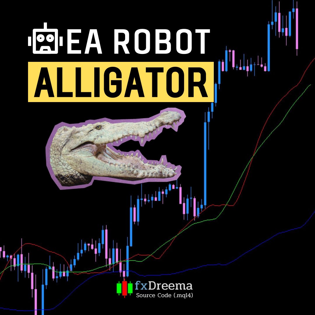 Shirobotfx's tweet photo. EA Robot - Williams Alligator Trading Indicator

https://t.co/iNBb3n1Owo
*This source code is only learning example*

#fxdreema 
#forex 
#earobot 
#alligatortrading https://t.co/kd77El29fF