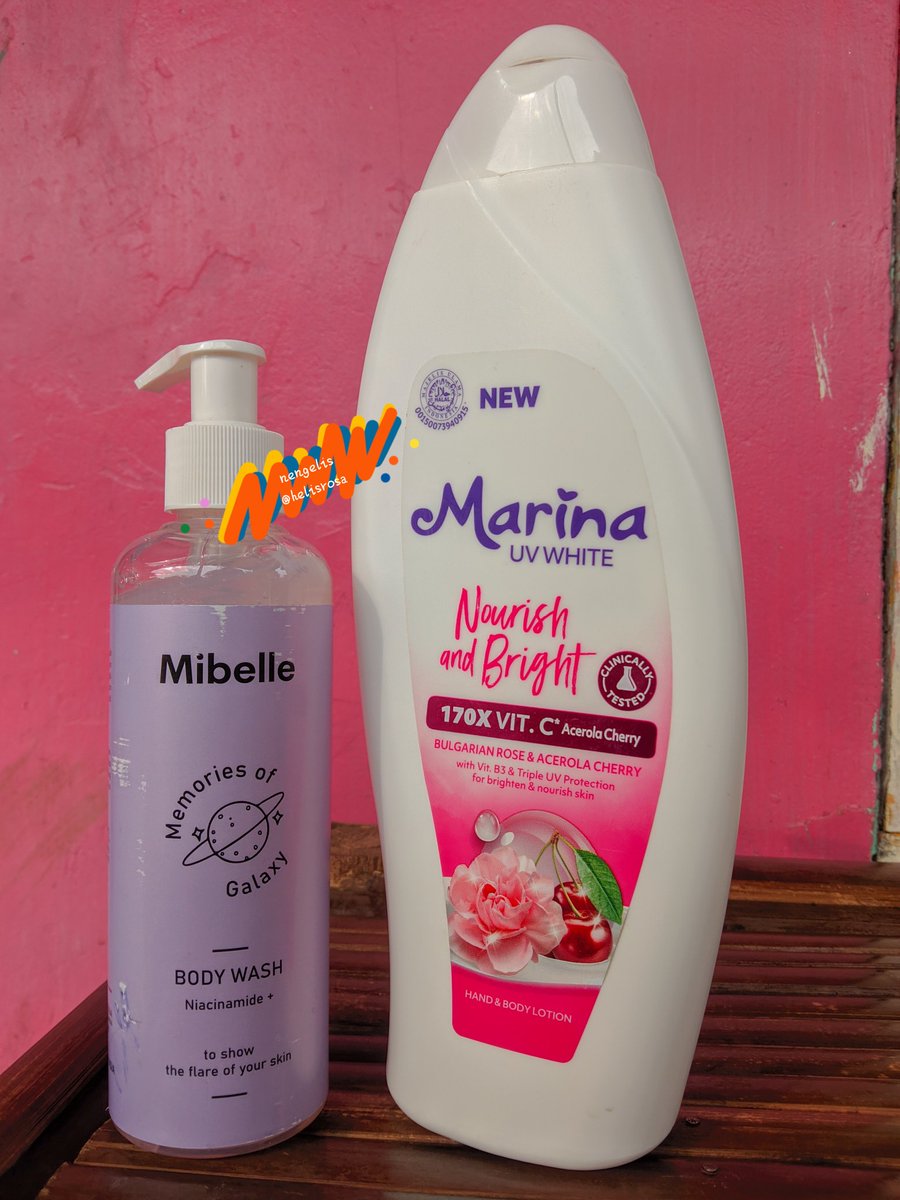 Kuncinya Rutin, percuma pake yg mahal kalo pakenya bolong-bolong
Recommend combo Bodycare lagi sih menurut aku ini

✨Sabun Nalpamara + Body Lotion Marina + Body Lotion Mibelle

✨Body Wash Mibelle + Body Lotion Marina