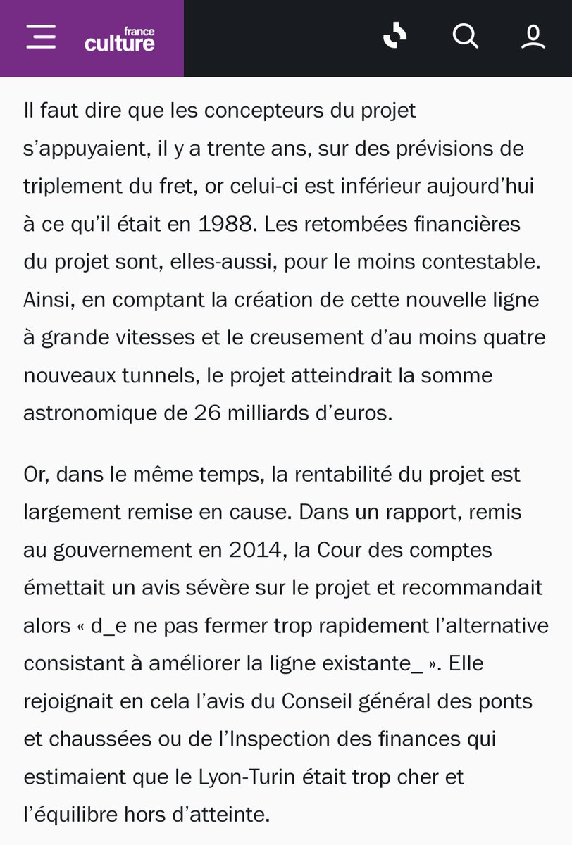YveCtx's tweet photo. @emma_ducros Emmanuelle, vous êtes-vous intéressée aux avis de la @Courdescomptes, du #CGEDD (ex-CGPC) et de l'#IGF ?
Que faut-il en penser ?
Je suis toujours aussi surpris que l'approche éco (réalité des trafics, estimation objective de l'investissement) soit relayée au 2nd plan... https://t.co/OPj6KLpCnM