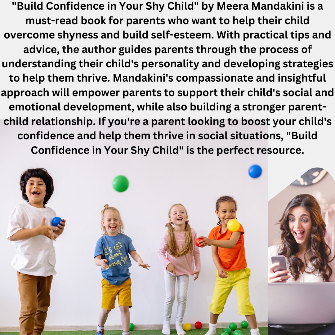 Build Confidence in Your Shy Child.
amazon.com/dp/B09C2PBQY7
amazon.com/dp/B09C1FRGMB
#Amazon #kindle #ebooks #booklovers #bestsellerbook #US #UK  #confidencebuilding  #calmkids    #creativekids #education #musicaltheatre #classesforkids #buildingconfidence    #positiveparenting