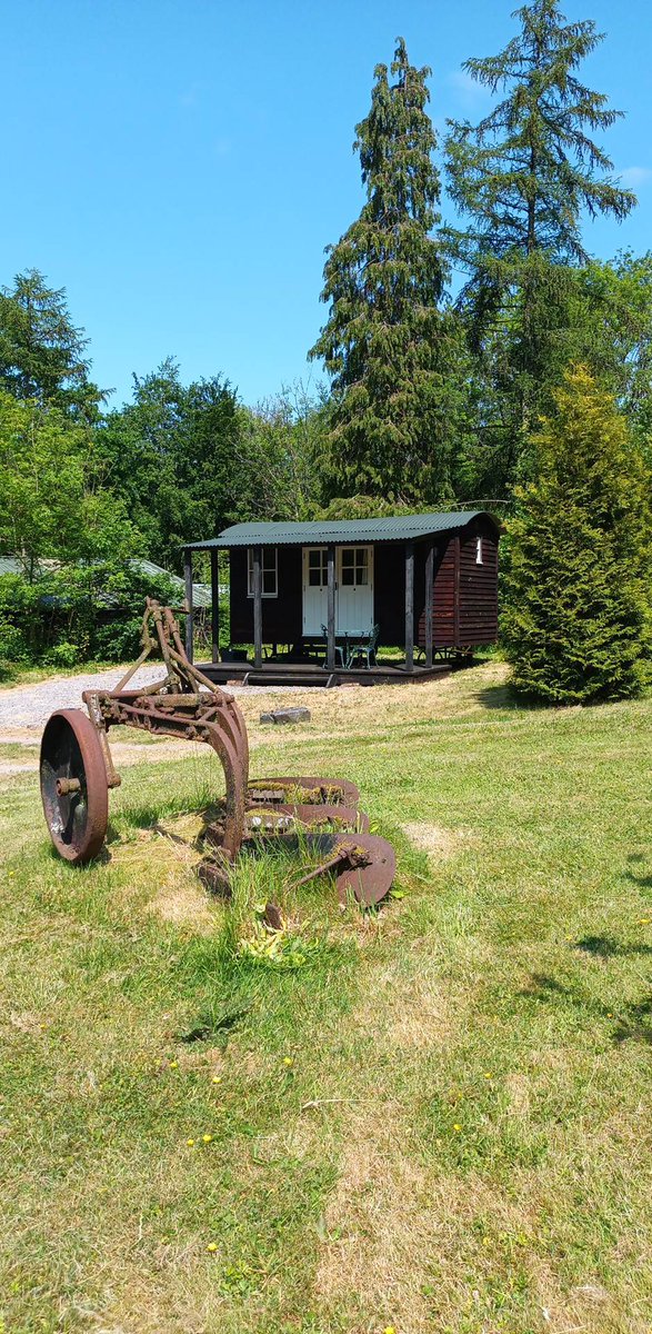 Digitallli's tweet image. The tiny cabin near to ours which I fell in love with and will be booking for a solo #writing retreat later this year/early next 😍