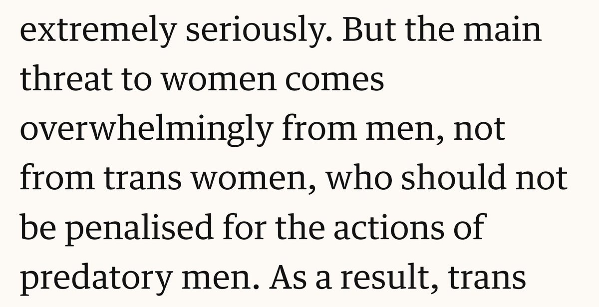 No, men should not be penalised for the actions of predatory men. 

They should however respect the safeguarding measures in place to combat predatory men.

 If they don't, it could be suggested they're predatory men.

Thanks for coming to my tedtalk.
