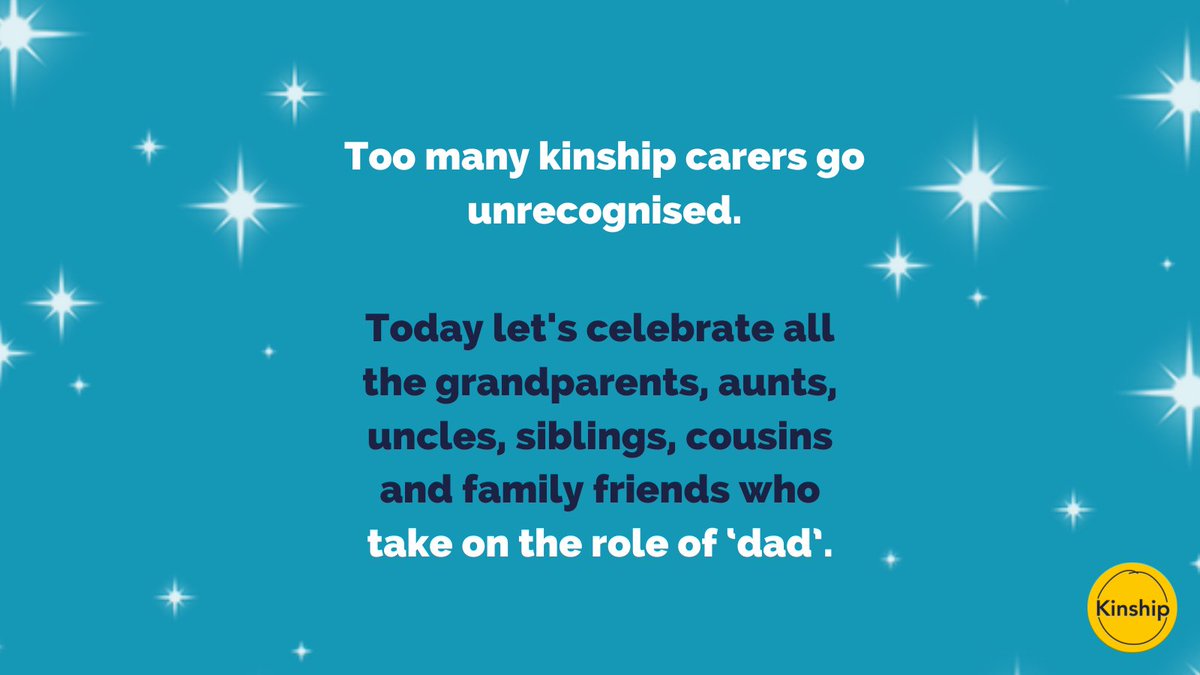 💛 160,000 children across England and Wales are being raised in #KinshipCare by grandparents, aunts, uncles, siblings, cousins and family friends.

#KinshipCarers #KinshipFamilies
