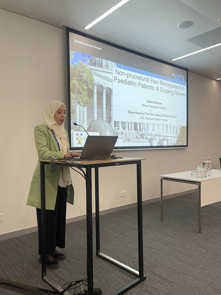 DakilaAlKattan's tweet image. Thank you #iapd2023 for the opportunity, enjoyed presenting and meeting everyone. Thank you @PaedDentEastman @DoktorSue for all the support.