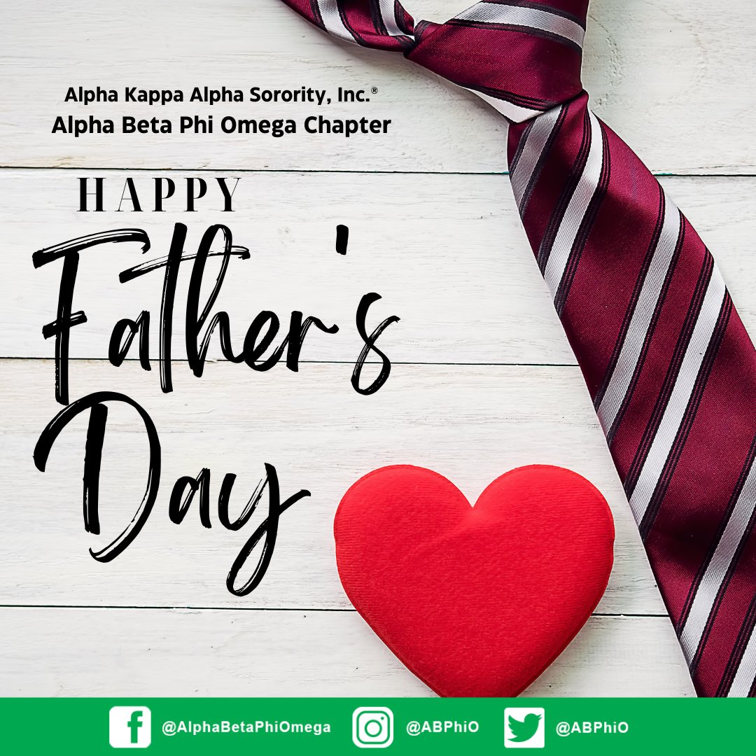 ABPhiO's tweet photo. Happy Father’s Day!

Today, we honor all the great fathers and father figures out there and thank you for the guidance, love and mentorship you’ve provided. 

#HappyFathersDay 
#SoaringwithAKA 
#AKA1908 https://t.co/A4OQYjtnSz