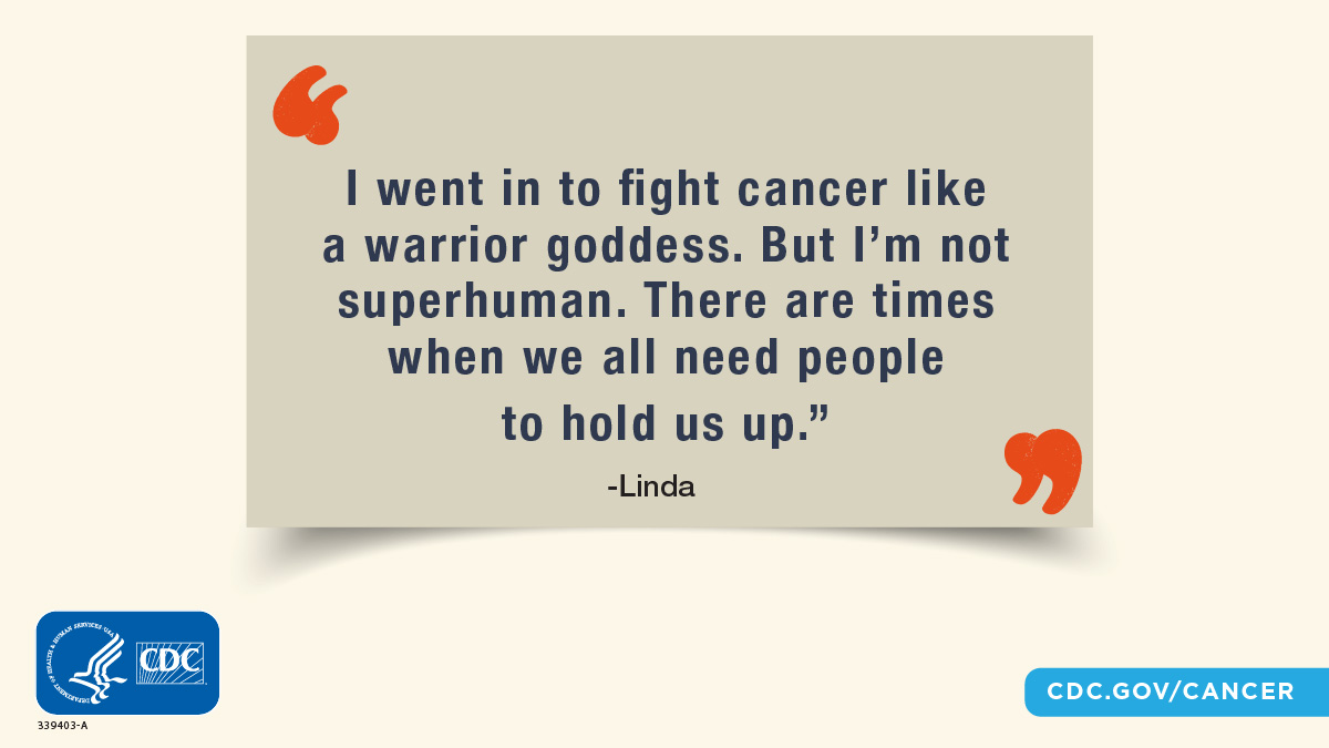 For people who have or have had cancer, it may be difficult to talk to family and friends. It’s important to share how you’re feeling and accept help. bit.ly/3MOxi3K #LivingWithCancer