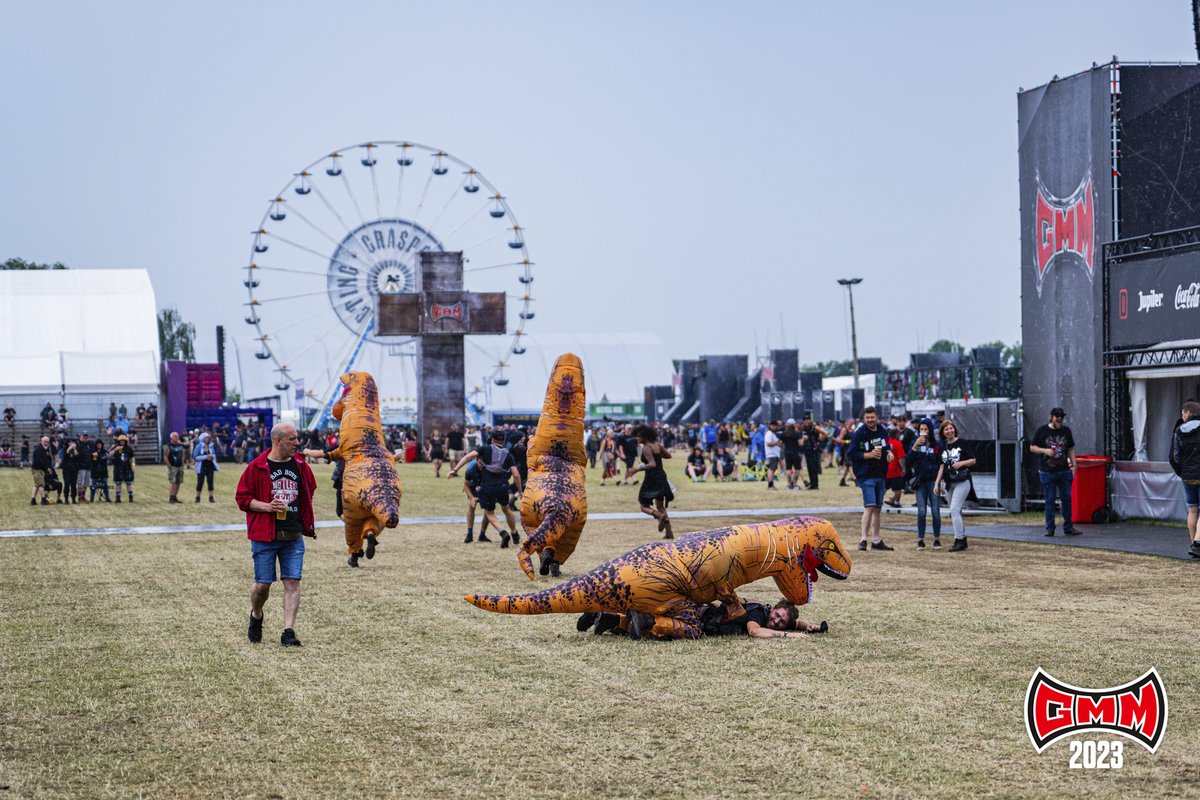 ⚠️WARNING ⚠️
Dinosaurs on the loose!🦖  #GMM23