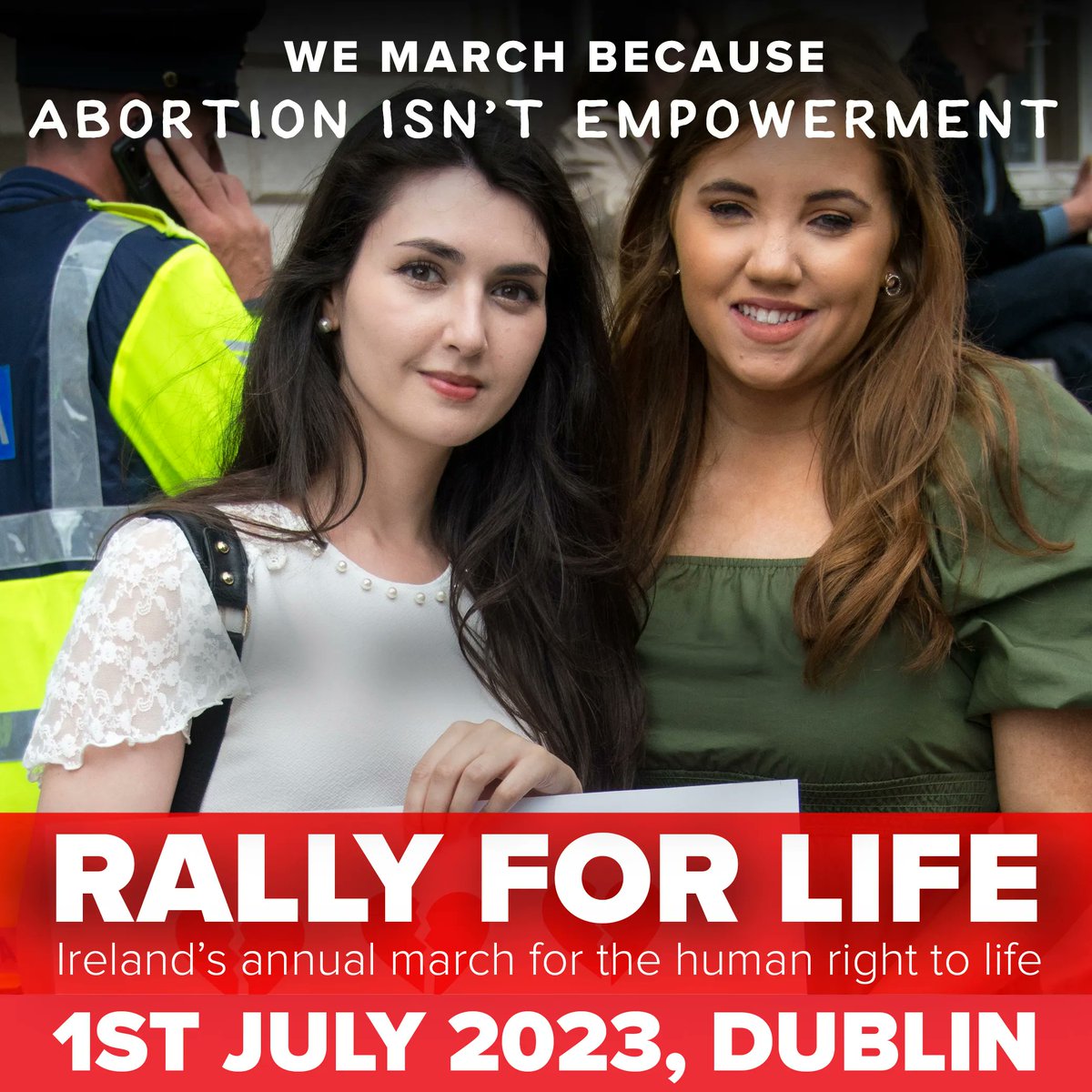 Abortion doesn't empower women!

JOIN US for the Rally for Life taking place in just a few weeks on Saturday 1st July at 1pm, and march to with us to stand against abortion! 

buff.ly/3kxksfa 

#StopAbortingOurFuture #RallyforLife #WhyWeMarch