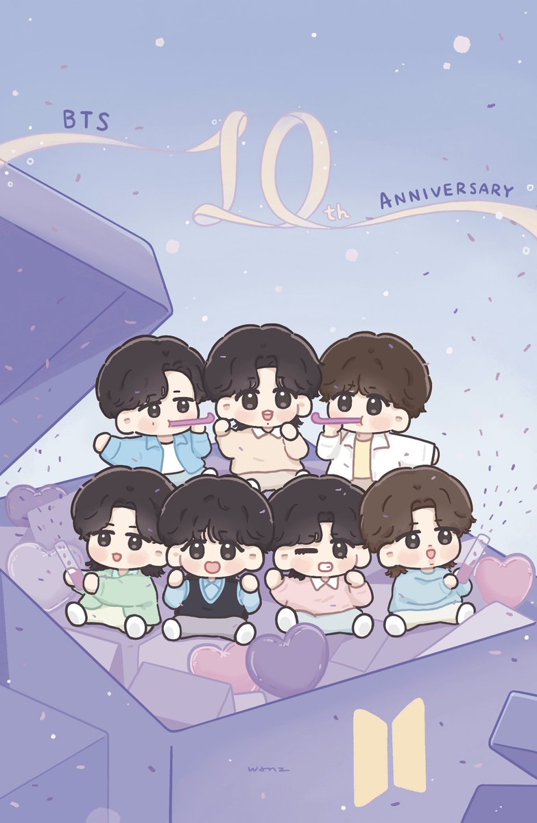 wanz_uwu's tweet photo. 🎉💜✨

#BTS10thAnniversary 
#BTSFesta2023 https://t.co/32prxWKP7t