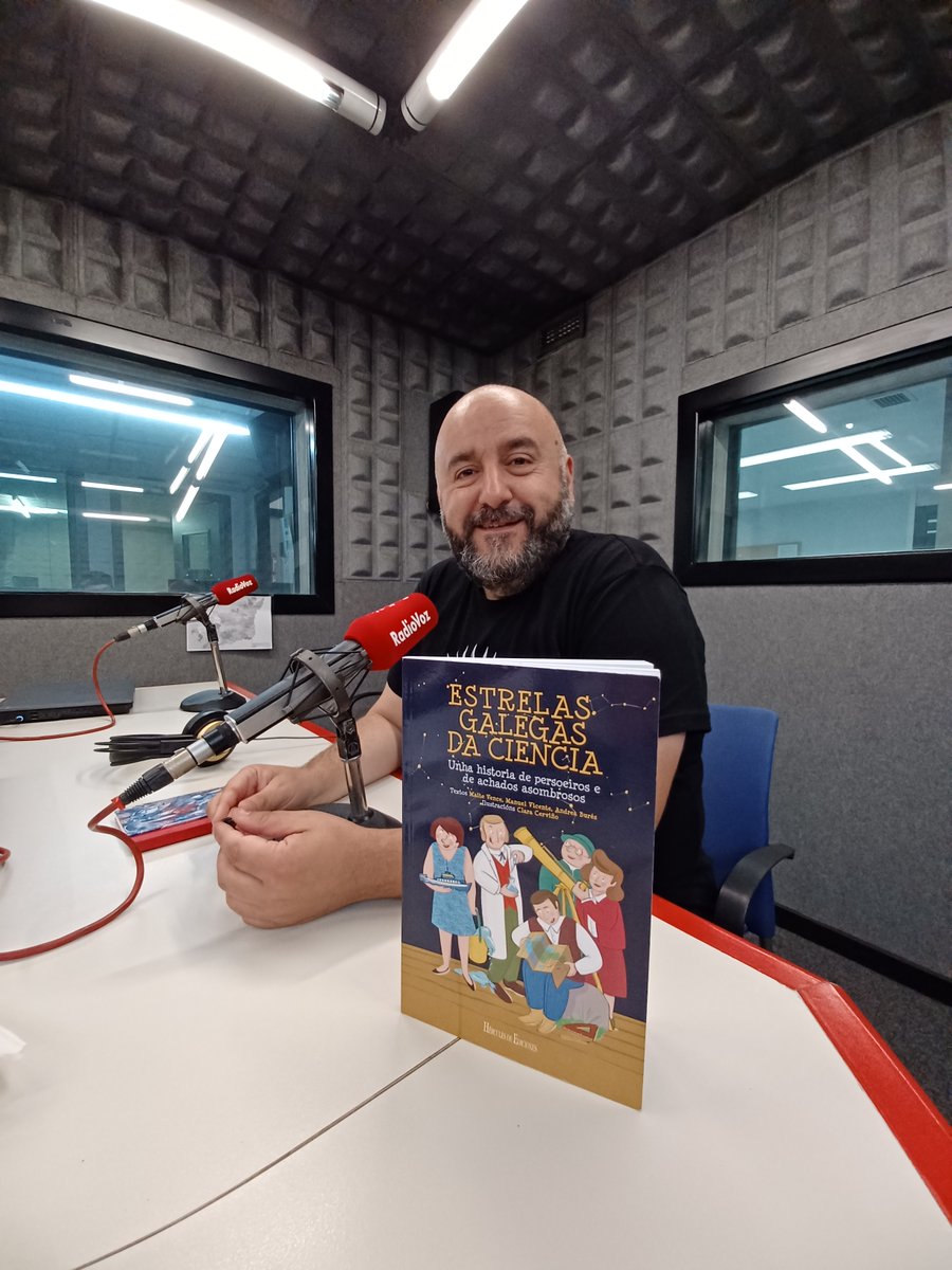 #ENDIRECTO| No tempo de astronomía, con Martin Pawley, Manuel Vicente coautor deste libro sobre grandes científicos e científicas 👇
 herculesediciones.com/libros/estrela…