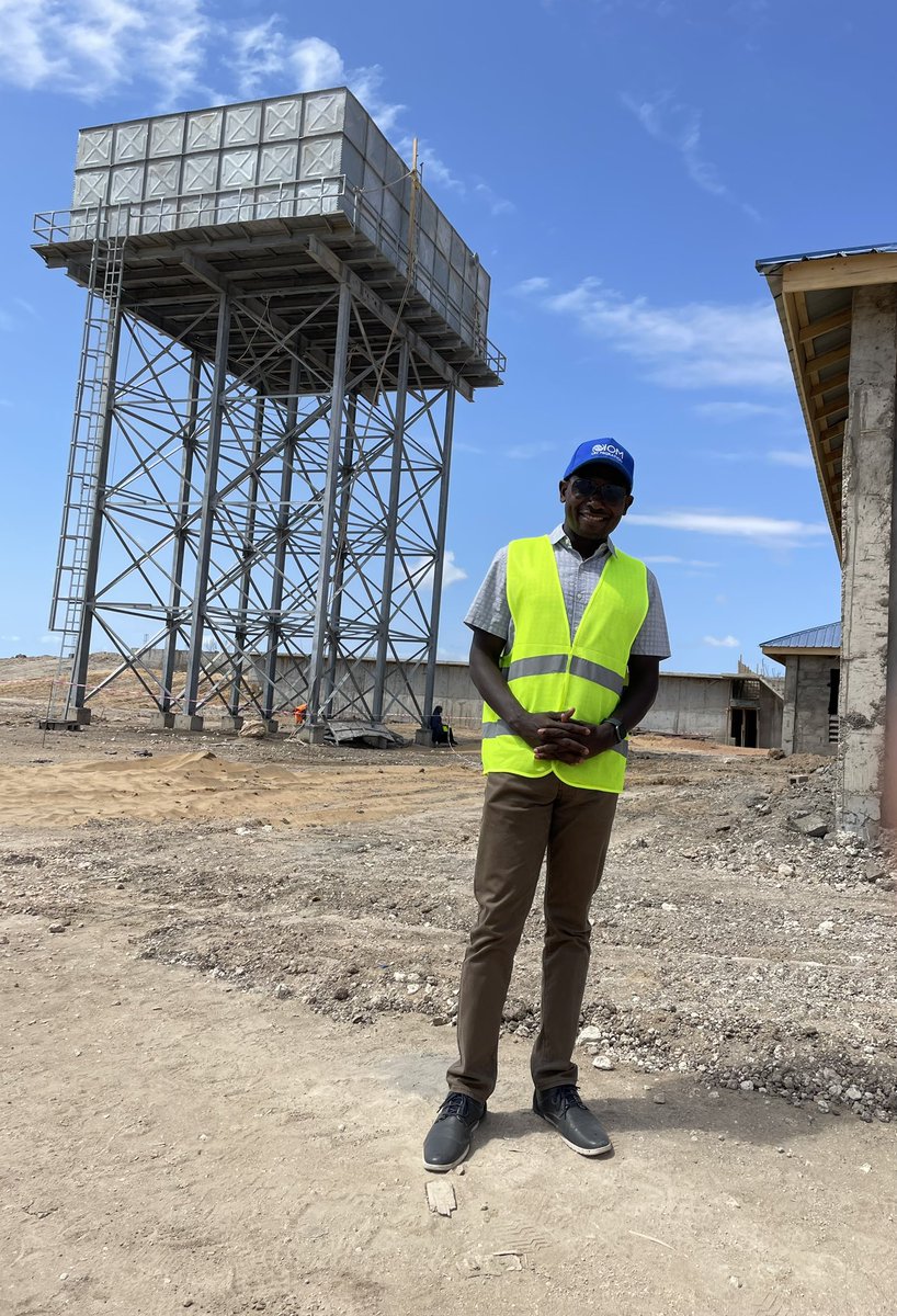 CelestinFranz's tweet photo. I visited the construction site of the Yoontoy water treatment plant which is slated to provide sustainable urban water supply to 500,000. This joint project with the Somali Government is financed the African Development Bank @AfDB_Group https://t.co/8bTG8OBaie