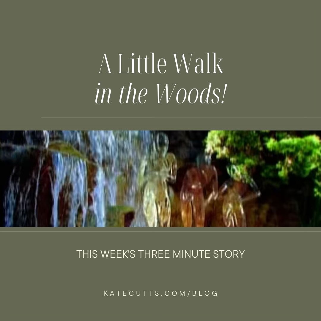 Three minute story for you at katecutts.com/blog #amwriting #storytelling