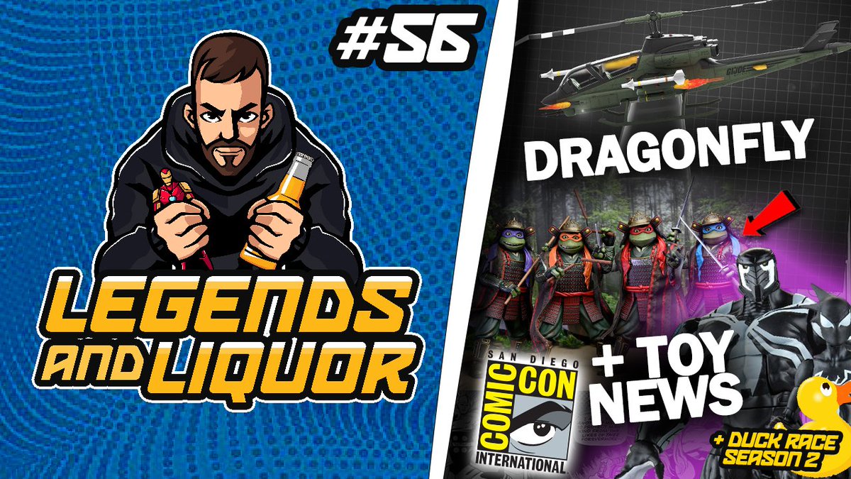 DanWhoReviews's tweet photo. LIVE TODAY🍻 6:00PM 🇬🇧 (1:00PM Eastern / 10:00AM Pacific 🇺🇸)  Legends &amp; Liquor NECA SDCC PRE-ORDERS INCOMING! DID YOU BACK THE DRAGON FLY? Toy News &amp; More!  ⬇️

https://t.co/vIm4UbSoV5

#Marvel #MarvelLegends #Hasbro #GIJoe  #TMNT #ActionFigures #SDCC https://t.co/EXyNCeYdoA