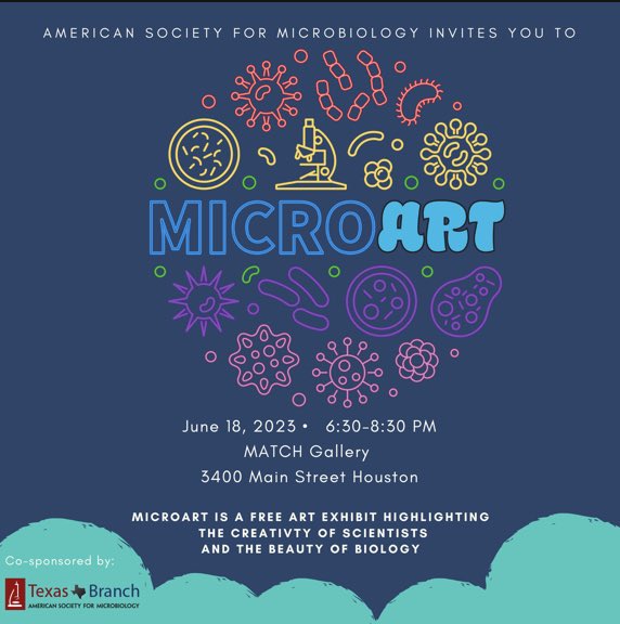 fantaschy's tweet image. Hey #ASMicrobe folks, my #microart and other artists will display their work at the MATCH gallery about a mile from the conference center tonight! Stop by if you’re free anytime between 6:45-8:00 pm, there will be free art buttons.
