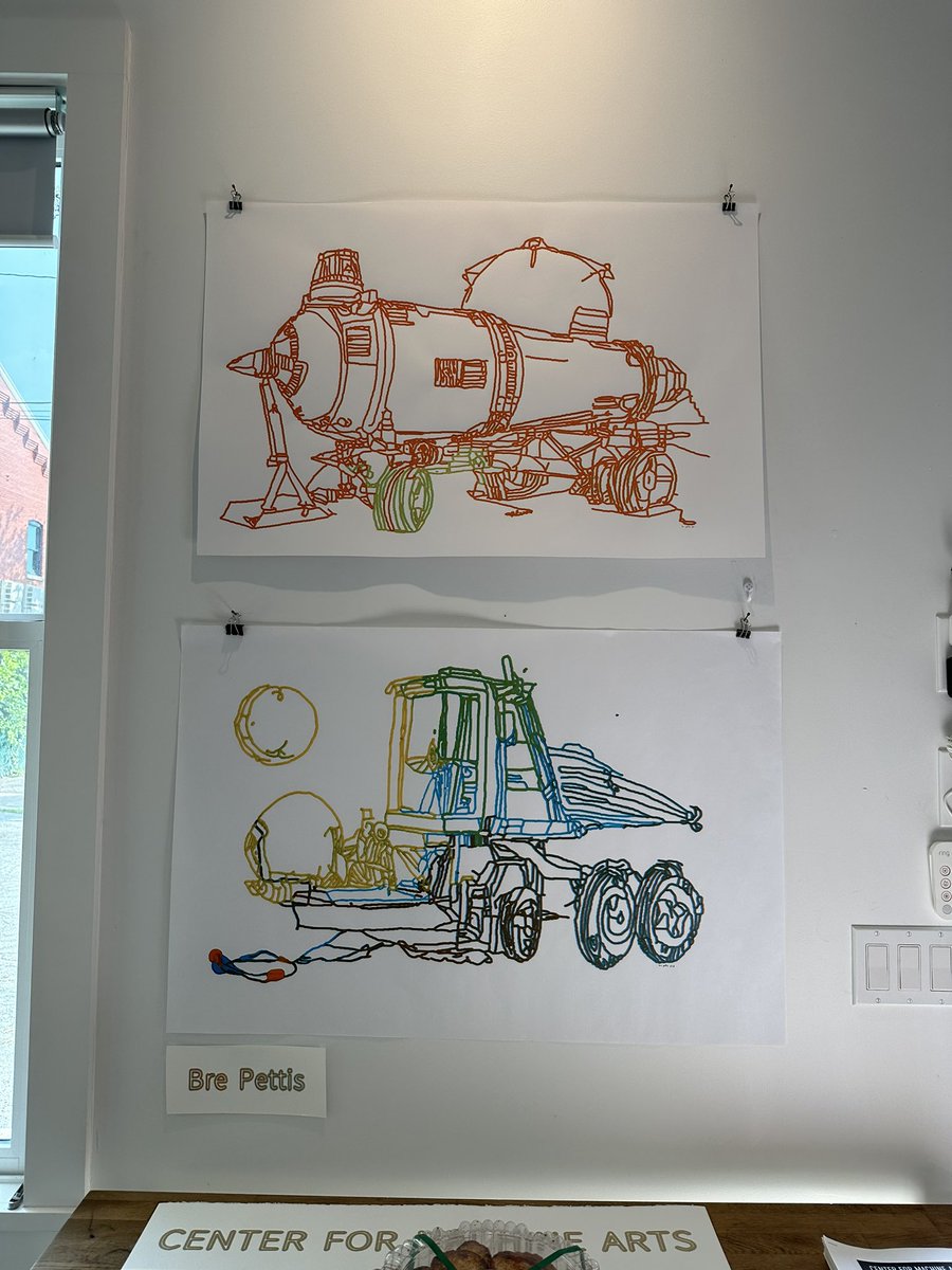 ctr4machinearts's tweet photo. Artwork by Bre Pettis at last night’s show. https://t.co/y5P0fwGNTG