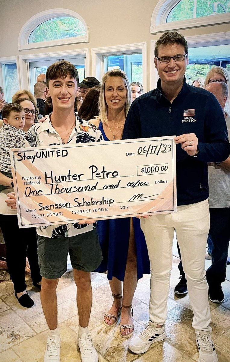 StayUNITEDTweet's tweet photo. Congratulations to the 1st recipient of our 2023 “Svensson Scholarship for Student Leaders” award - @HunterPetroNY of #StonyPoint. While attending North Rockland High School, Hunter excelled both in the class room and community, serving as an exemplary role model to his peers. After graduation, Hunter plans to attend Marist College and intends to spend his freshman year abroad in Ireland at the Dublin Business School.

We will be announcing additional scholarship recipients throughout the summer so stay tuned!