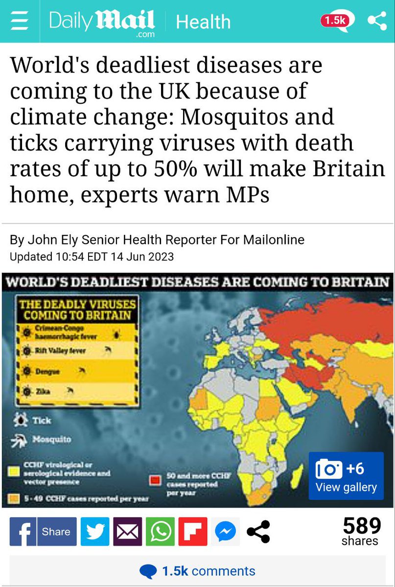 Funny that .
 Bill Gates has a mosquito factory that breeds 30 million per week . 
What could possibly go wrong 🤔  
DEPOPULATION BY DISEASE