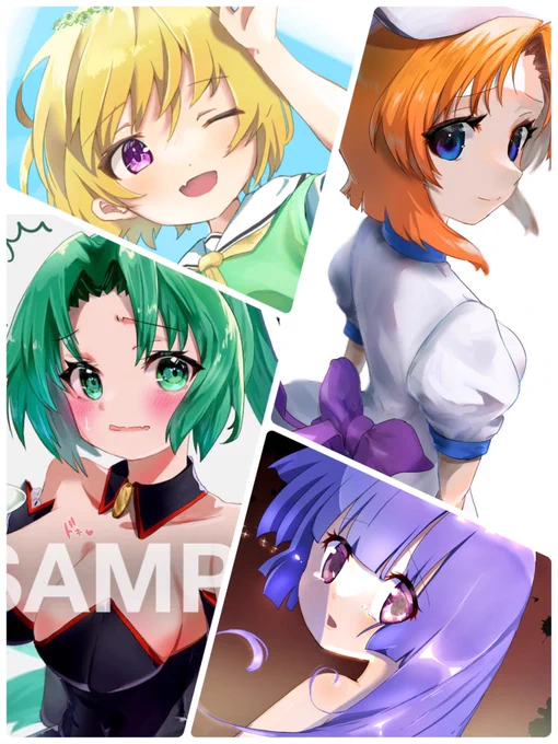 ひぐらし過去絵詰め合わせなのです!  #ひぐらしのなく頃に #ひぐらしFA
