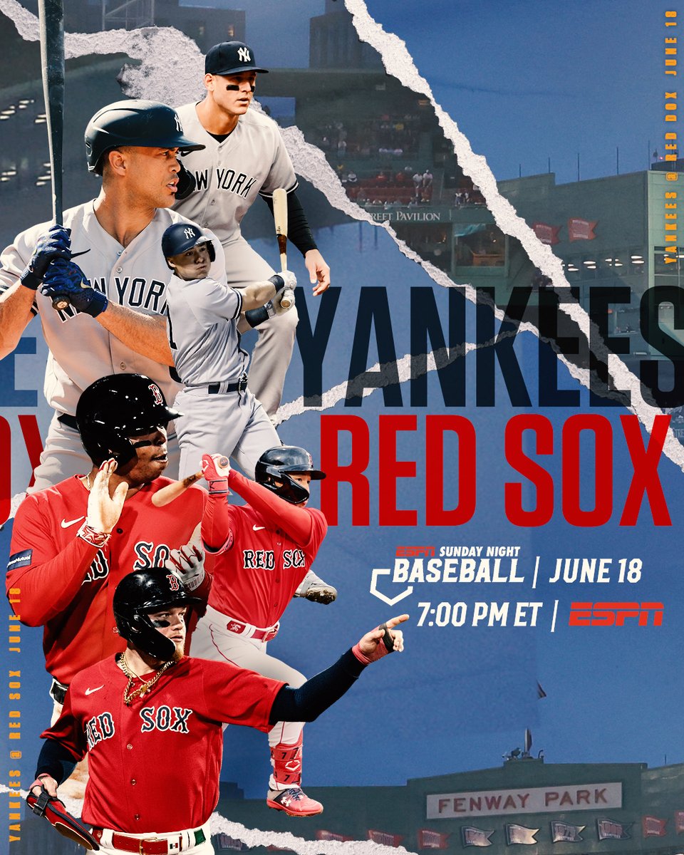 ESPN on Twitter "The Yankees and Red Sox meet again on SNB 🍿 📺 7 PM