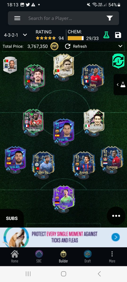 @FutSheriff personally in benching untradable sanchez tots over him | 1m for upgrades if u wanna help my team 🤭