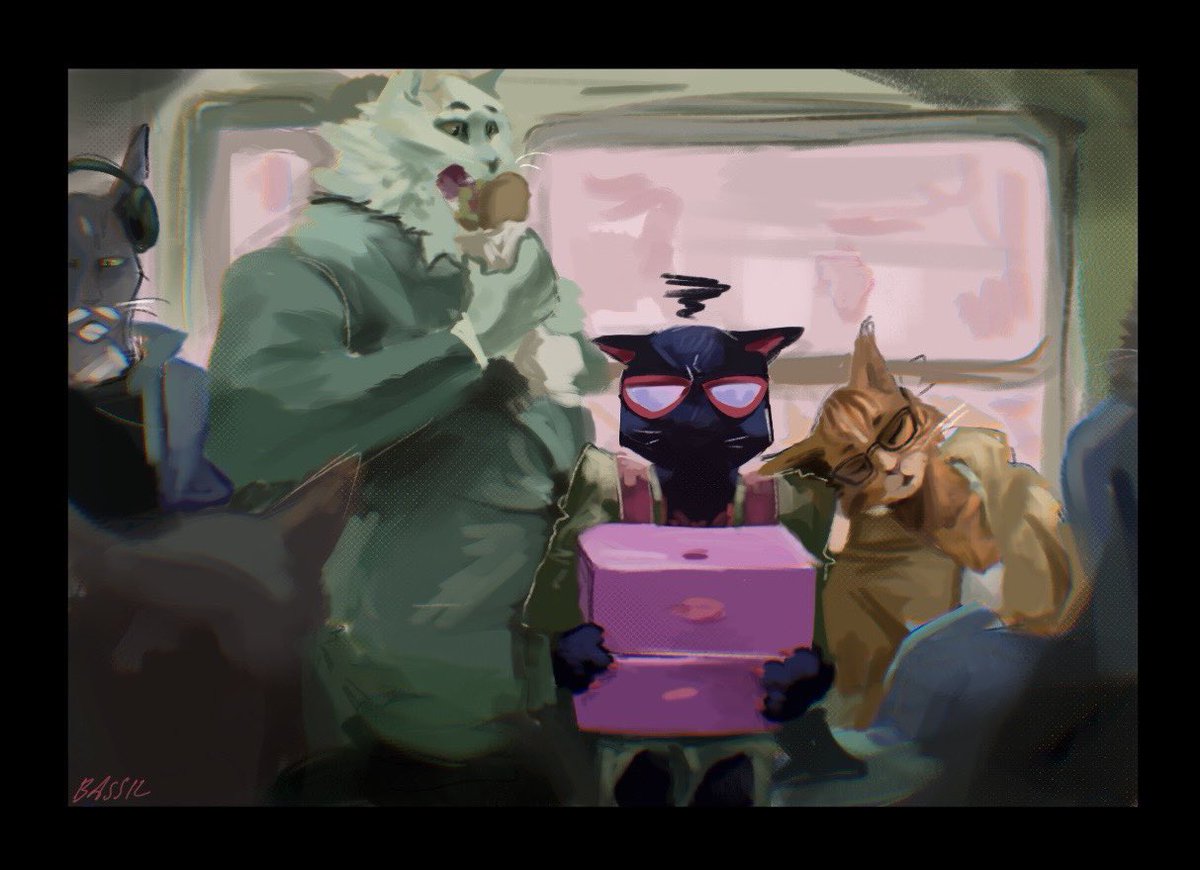 b4ssil's tweet photo. MEOWS MORALES? 
#AcrossTheSpiderVerse https://t.co/DhAR11ooJc