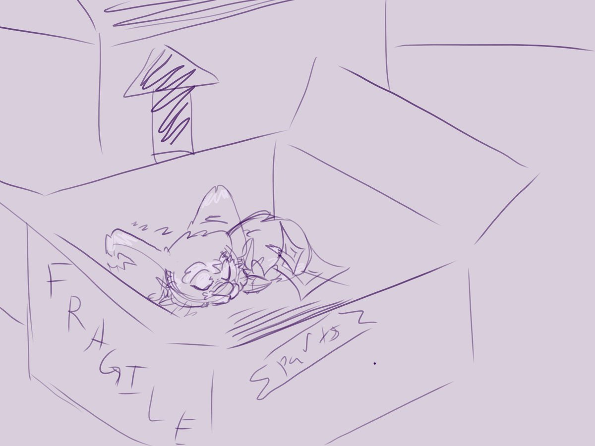 tired_enby's tweet photo. he likes his cardboard boxes hehe
#zanyrp #brinksnow #pinkyandthebrain #patb https://t.co/vALtyktPuj