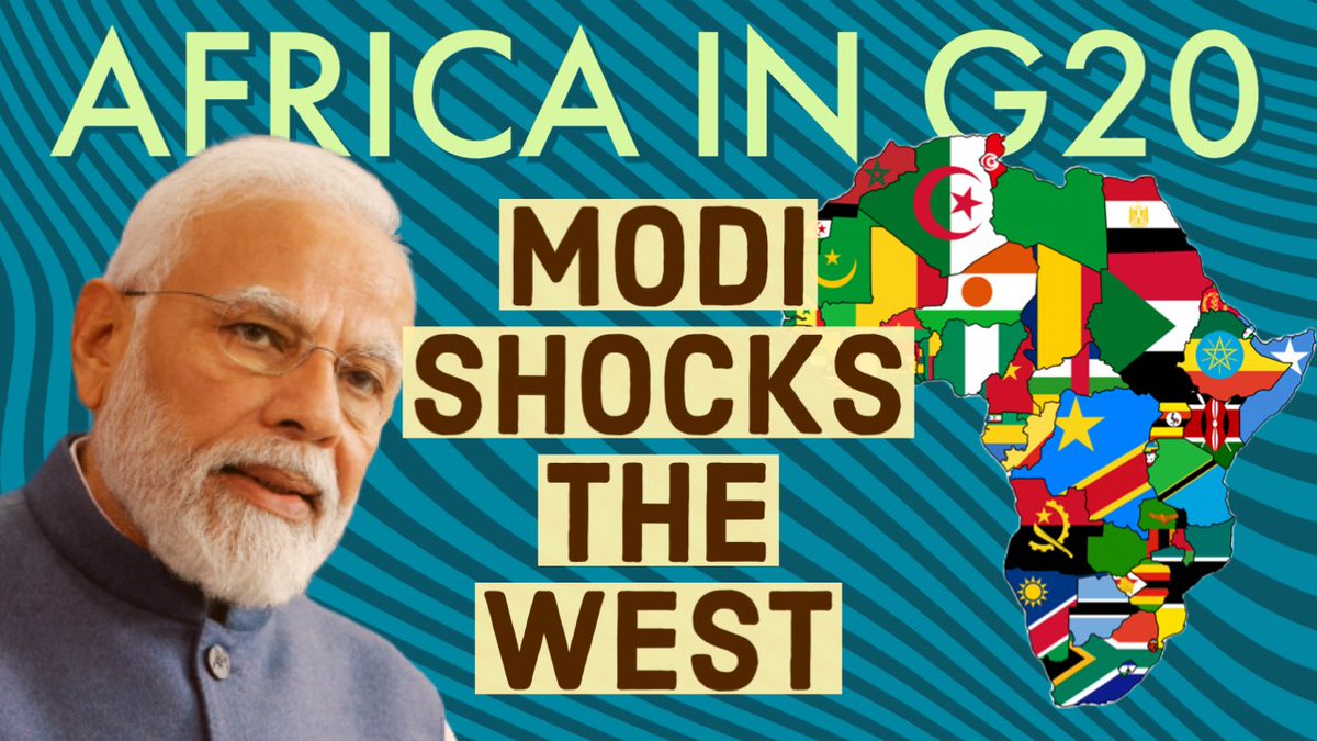 WorldSense360's tweet photo. Africa in G20! Watch how Modi is planning to change the G20 forever. Link 👉 https://t.co/0uYEnI0A1N

#G20 #Modi #Africa #AfricanUnion https://t.co/PjY1qylZbf
